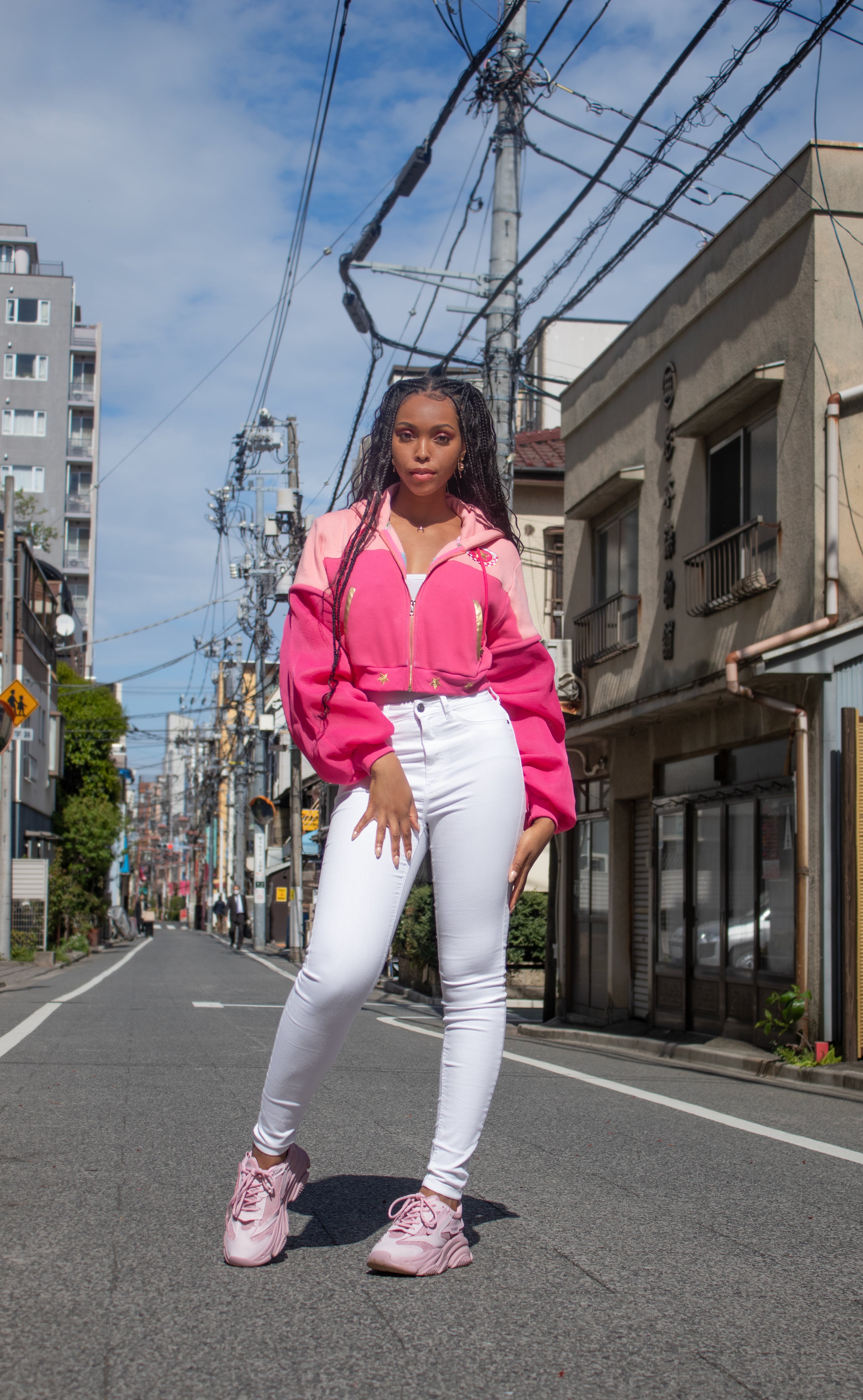 Princess Cropped Hoodie - Pink – Fira XWear