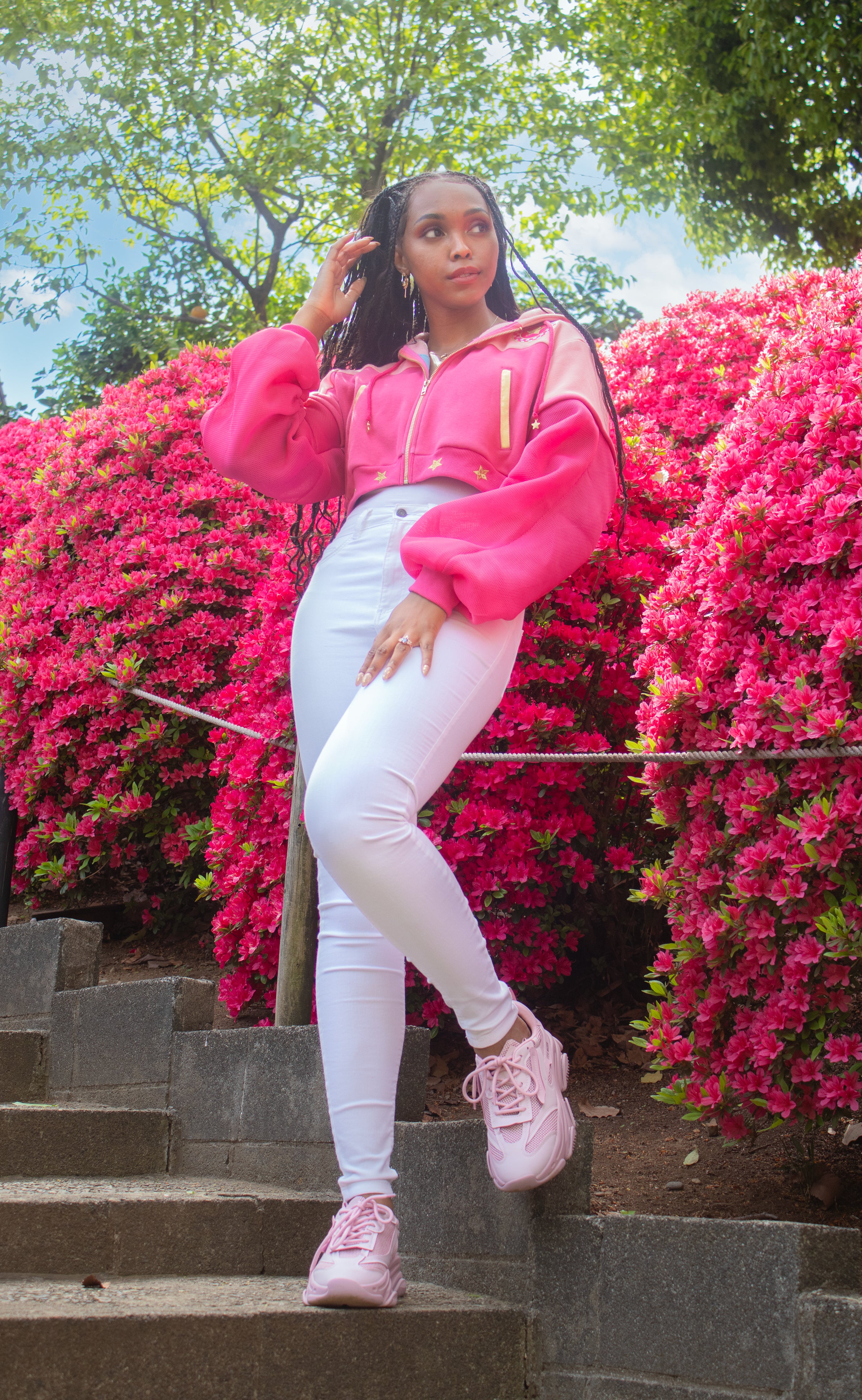 Princess Cropped Hoodie - Pink – Fira XWear